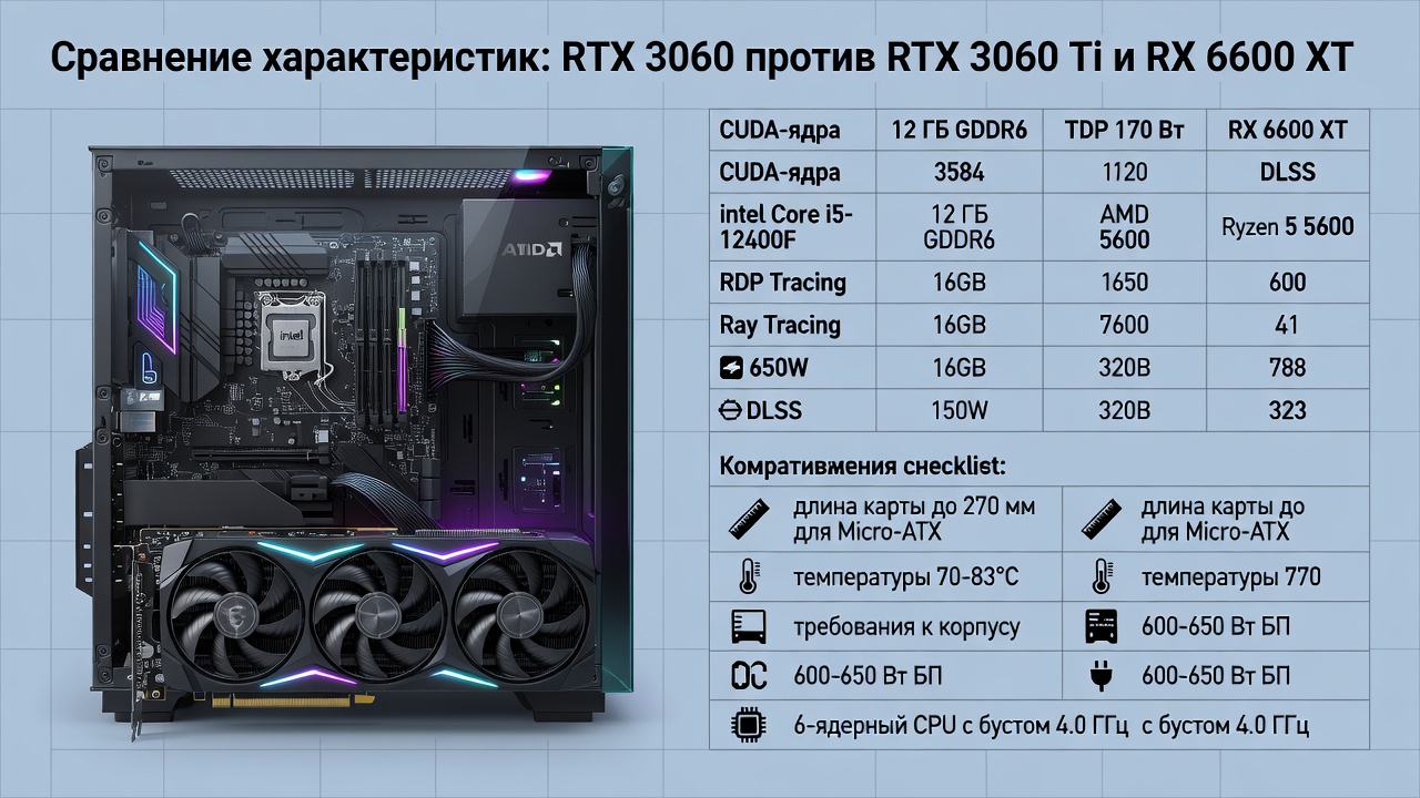 RTX 3060: системные требования и совместимость с ПК