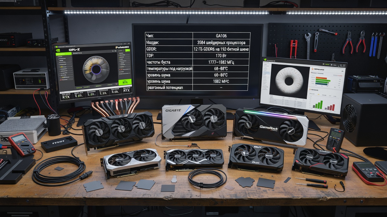 RTX 3060 от MSI, Gigabyte и Palit: какая версия лучше