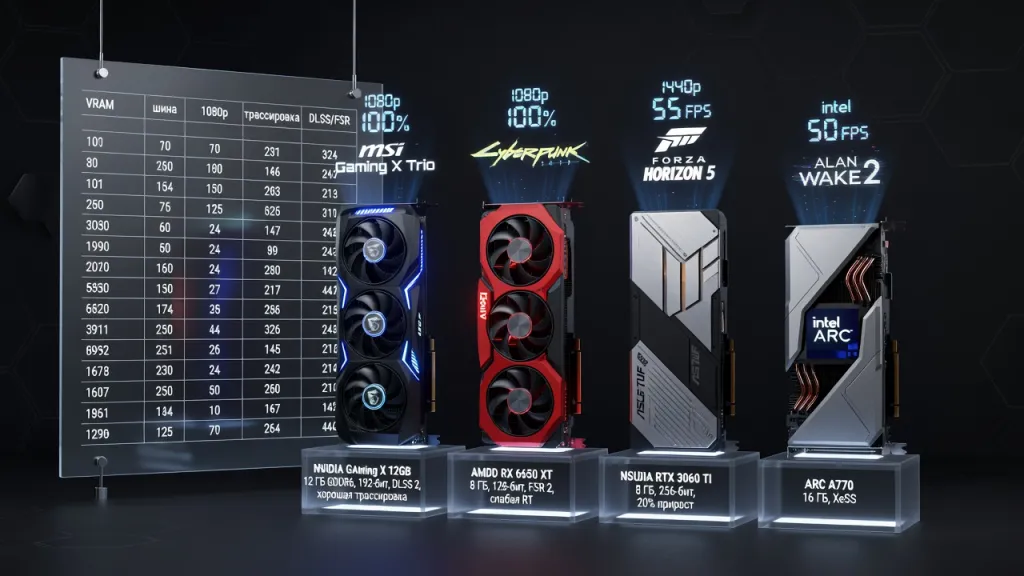 RTX 3060 или ближайшие конкуренты: что взять за эти деньги