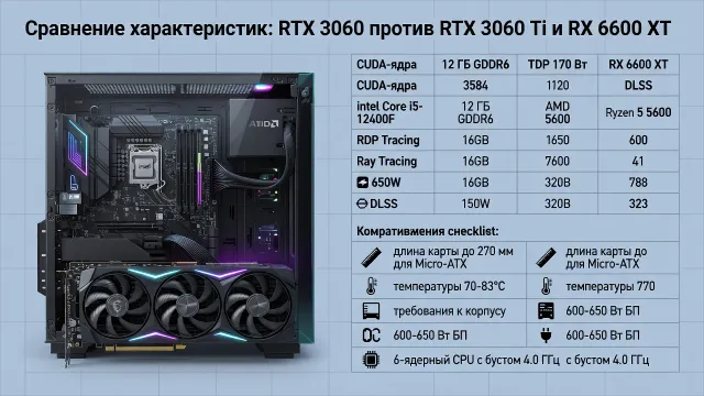 RTX 3060: системные требования и совместимость с ПК
